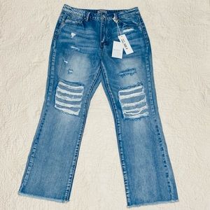 NWT Special A Distressed Mom Jean Size 9